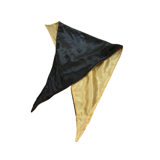 Double-Sided Triangle Satin Headscarf